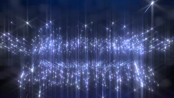 Comets Raining Wall Tunnel Space Moving Background