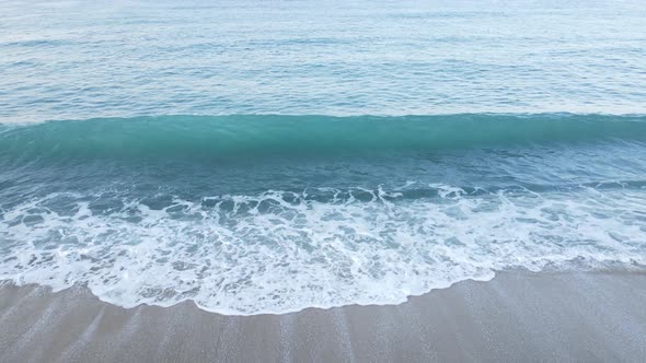 Sea Near the Coast - Close-up Aerial View of the Coastal Seascape alt