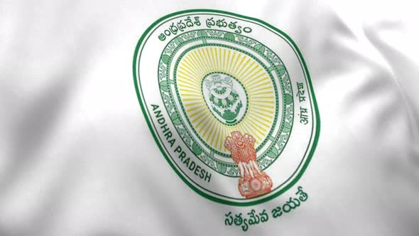 Andhra Pradesh Flag (India) - 4K alt