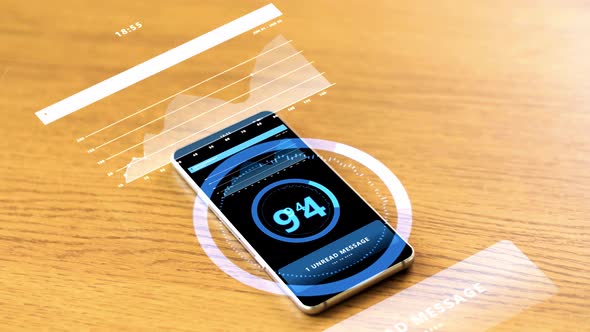 Smartphone with Cryptocurrency Mining Process  alt