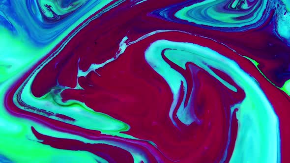 Abstract Ink And Marbel Color Slow Motion Chemical Reaction Paint Background Texture