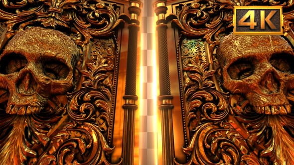 [4K]Skeleton Door Open 1 alt