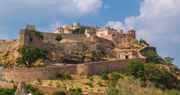 Kumbhalgarh Fort Timelapse India alt