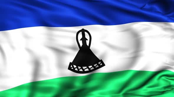 Kingdom of Lesotho Flag