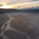 Aerial, static, drone shot, of fast moving fog, above a river - VideoHive Item for Sale