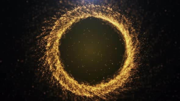 Particle Glow Background Loop 4K alt