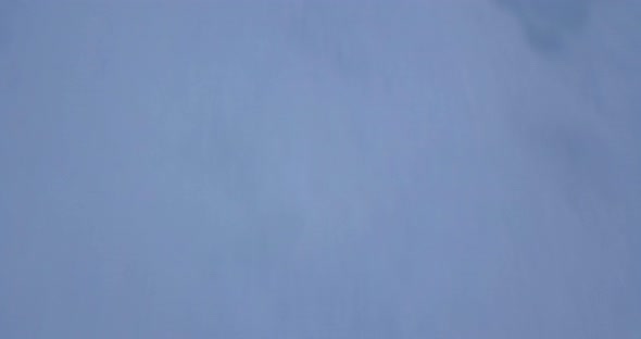 AERIAL: Valley with snow in Norway alt