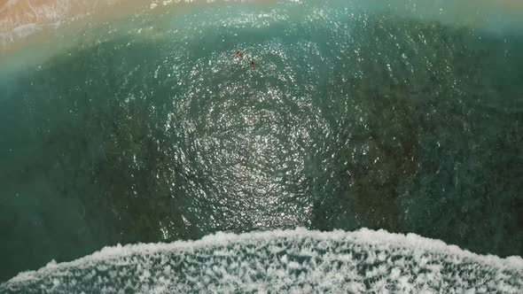 Aerial View Beautiful Beach alt