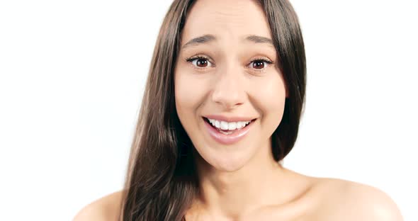 Closeup of Smiling Woman