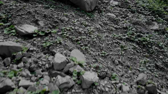 View of Quarry Open Pit Mining of Granite Stone alt