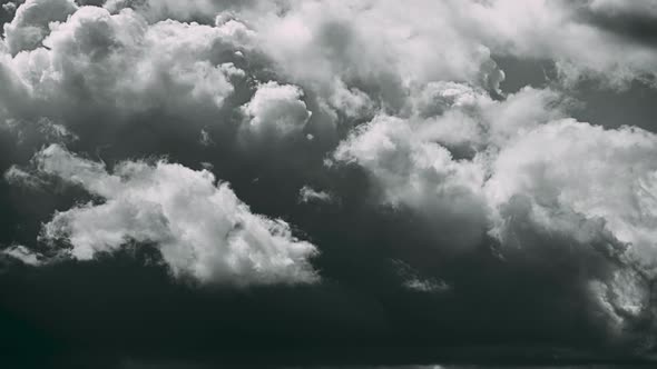 Cloudy Sky With Fluffy Clouds alt