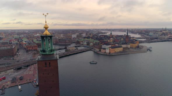 Aerial View of Stockholm, Sweden