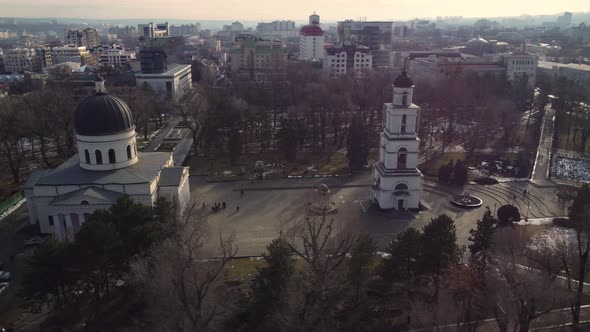 Overview Of Cathedral Park In Chisinau