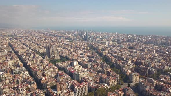 Cityscape of Barcelona alt