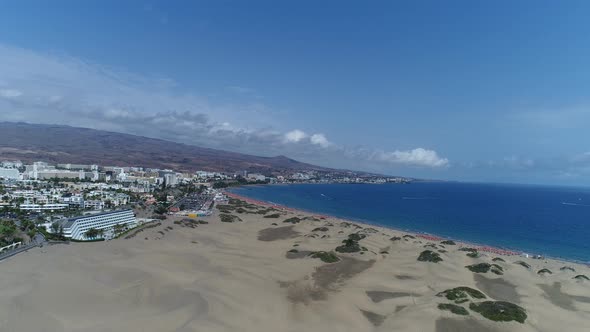 Gran Canaria Playa Del Ingles From Above