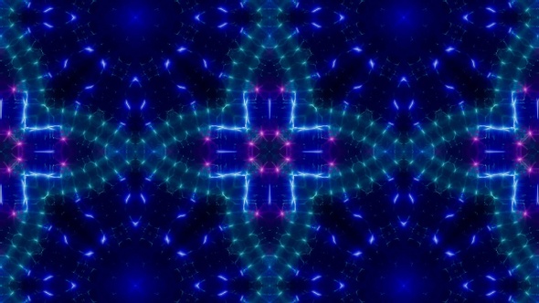 Vj Neon Lights Wave Kaleidoscope Loop 4K 03 alt
