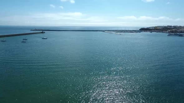 Marina with boats alt