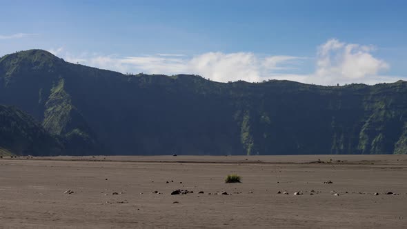 Bromo Tengger Semeru National Park, Indonesia - The crater of the volcano during a sunny day