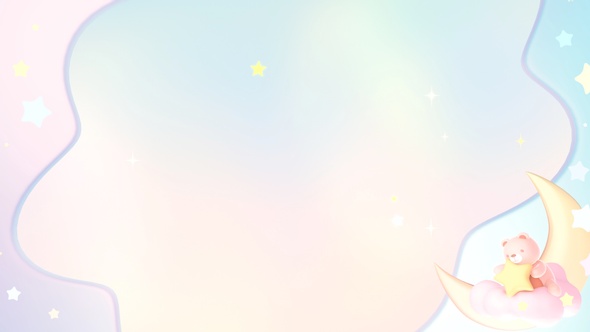 Bear Hugging Star In The Pastel Sky alt