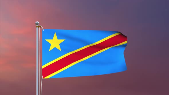 Dr Congo Flag 4k alt