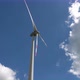 Turning in the wind rotor blades on the wind power plant - VideoHive Item for Sale