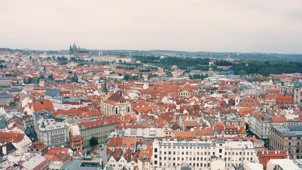 Flying Above Roofs of Prague alt