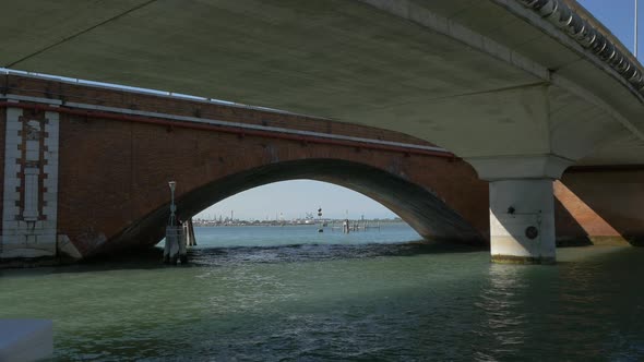 Bridges between the Grand Canal and the Venetian Lagoon