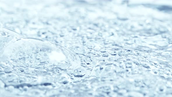 Super Slow Motion Shot of Flowing and Bubbling Water at 1000 Fps alt