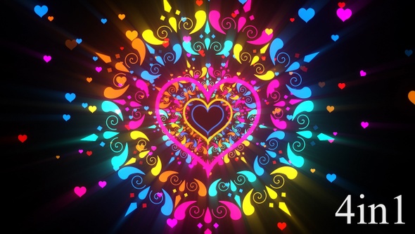 Modern Heart Vj Loops Pack alt