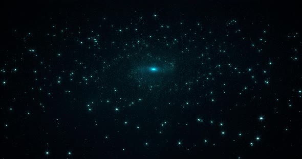 Galaxy Stars Rotate Background