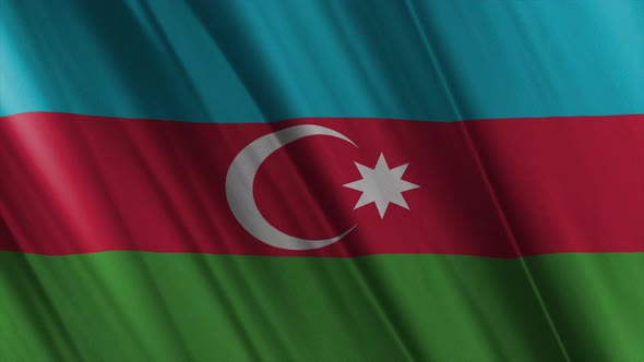 Azerbaijan Flag alt