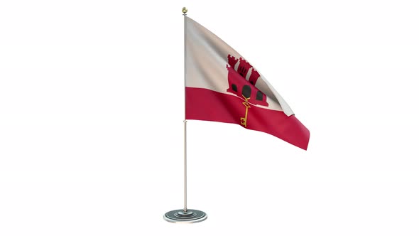 Gibraltar  Office Small Flag Pole