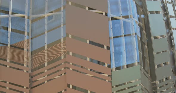 Architectural Metal Glass Pattern