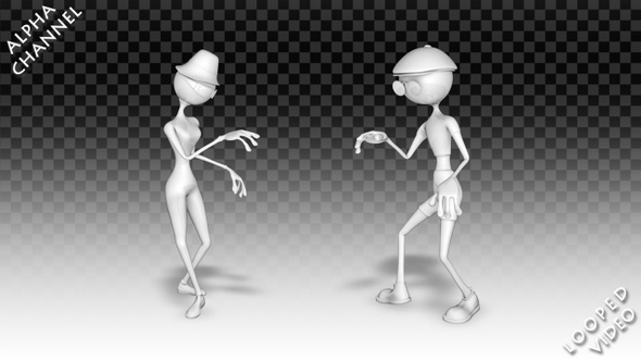 3D Man and Woman - Dance Twist Pack alt