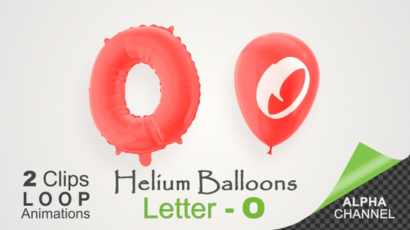 Balloons With Letter – O