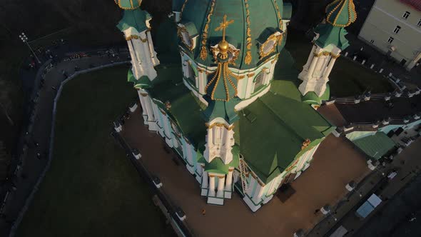 Aerial View From a Drone of St alt