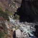 Hinged Bridge Above River In Mountains. Nepal - VideoHive Item for Sale