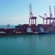 Container Gantry Cranes at Port - VideoHive Item for Sale