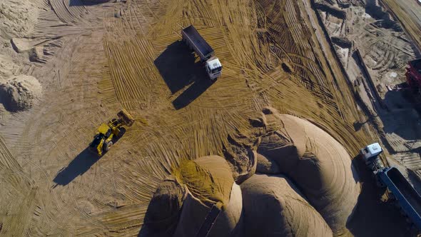 Truck in the Sand Quarry
