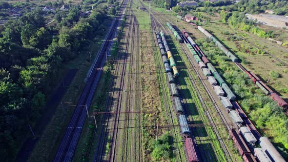 Freight Station with Trains alt