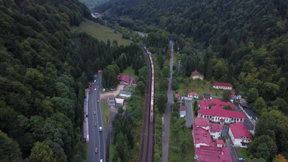 Drone Footage of Hospital Orthopedics and Traumatology in Azuga Brasov Romania alt