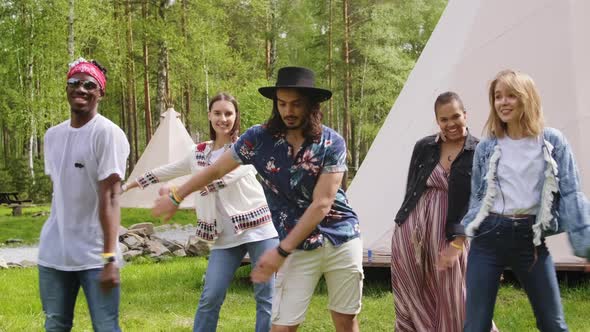 Young Adults Dancing Backpack Kid Movements alt