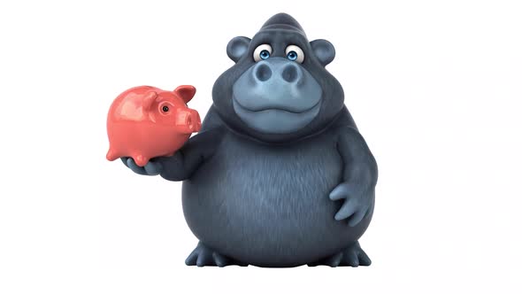 Fun gorilla - 3D Animation alt
