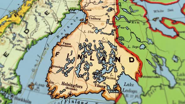Finland On World Map alt