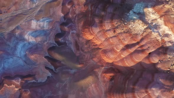 Breathtaking Landscape Sandstone Formations Peaks Highlighted By Golden Sunset alt