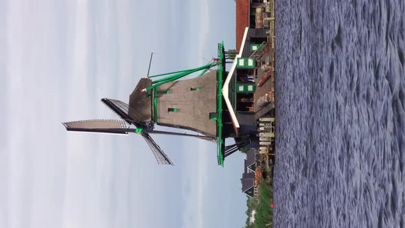 Ancient Windmill in the Netherlands