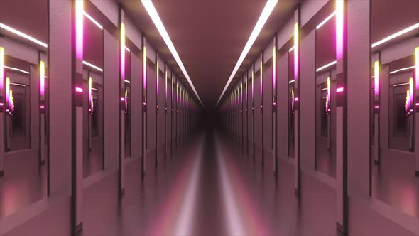 Scifi Tunnel or Spaceship Corridor alt