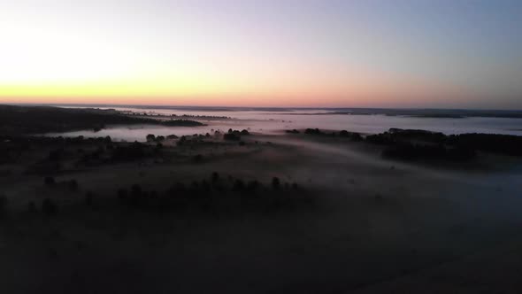 4 Morning Fogs In The Fields