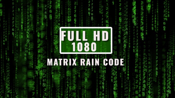 Matrix Rain Code FULL HD 1080