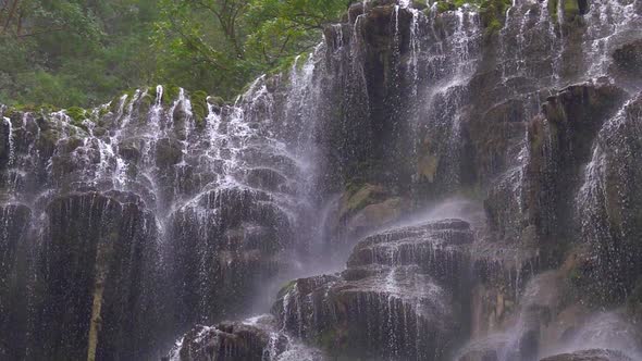 Tolantongo Grutas Waterfall in Mexico
